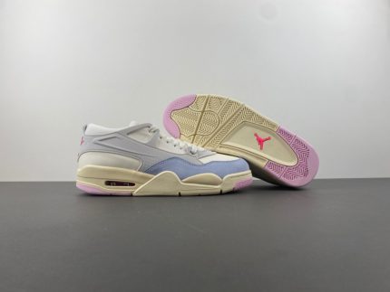 Air Jordan 4 RM "Easter Coconut Milk Gray Jade Purple Pink" (97 Edition) - IB4466-025