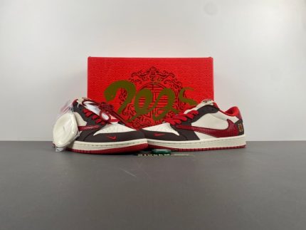 Fragment x Travis Scott x Air Jordan 1 Low "Year of the Snake Limited Edition" (CH6336-020)