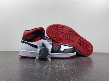 Air Jordan 1 Mid "White Black Red" (DQ8426-106)